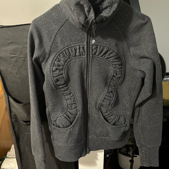 RARE-🍋 Lululemin Scuba Grey with SPARKLE!! 🍋 - Picture 8 of 9